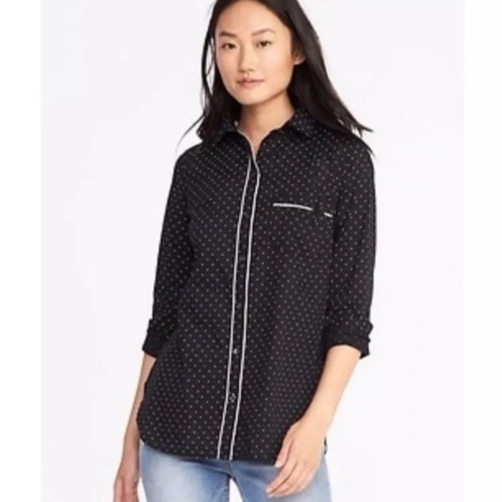 XXL Old Navy Polka Dot Tunic Top